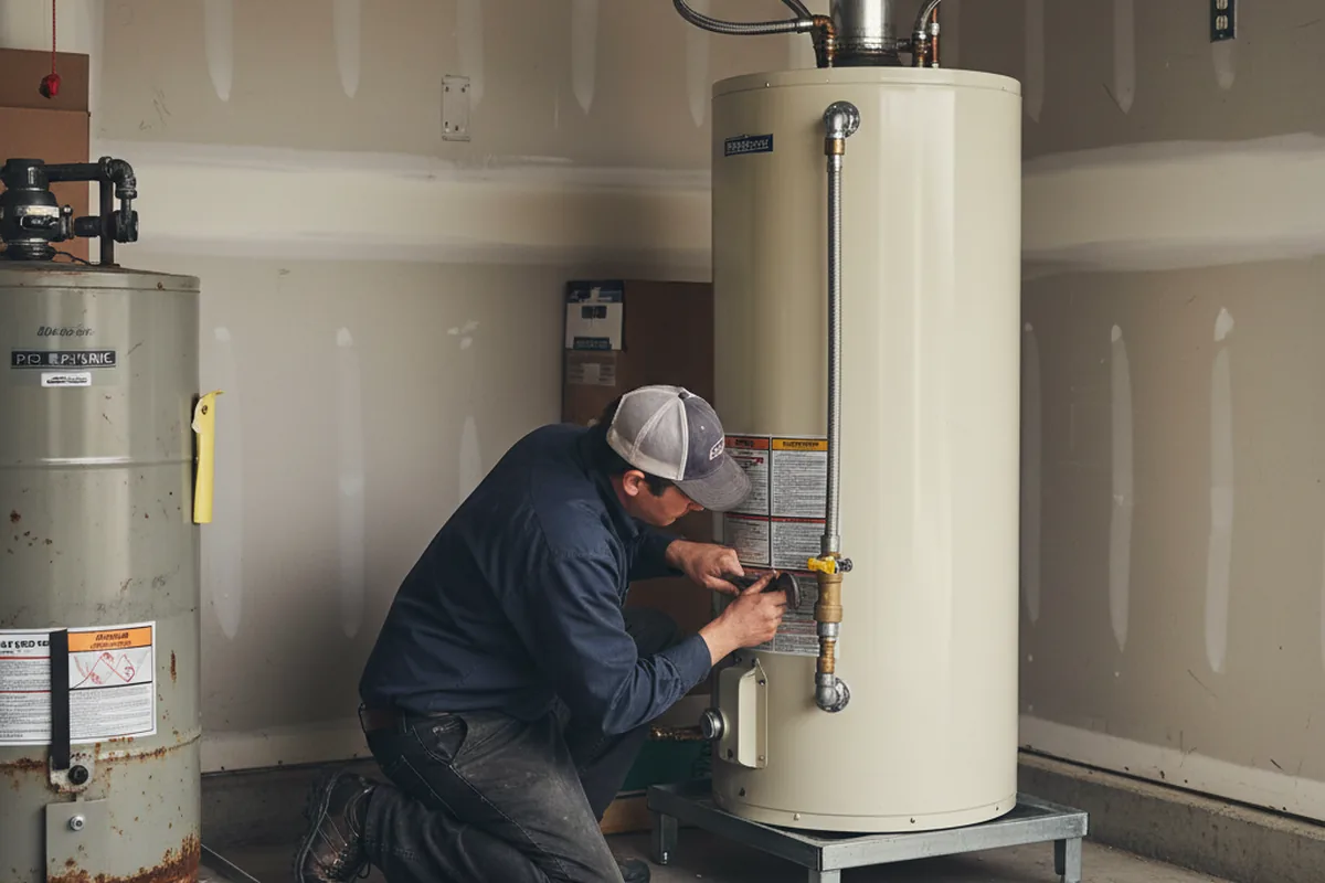 Water heater and shutoff valve replacement in Fairplay